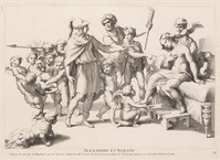 KG 14575
<br/>
Huwelijk van Alexander de Grote en Roxane
<br/>
<em>Cochin, Charles-Nicolas (1688-1754)</em>